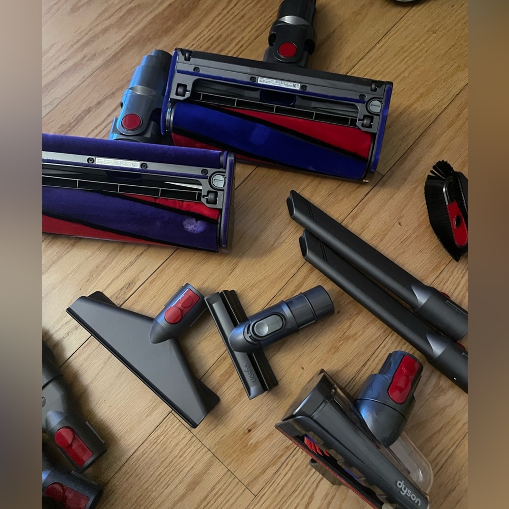 Dyson Vacuum Attachments - 2 vacuum heads & accessories